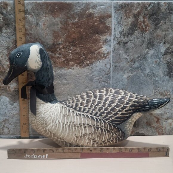 Vintage Canada Goose Plush Decorative Soft Sculpture - Picture 8 of 12